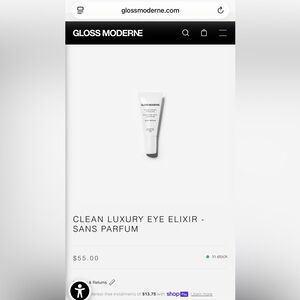 Gloss Modern Clean Luxury Eye Elixir 5mL
